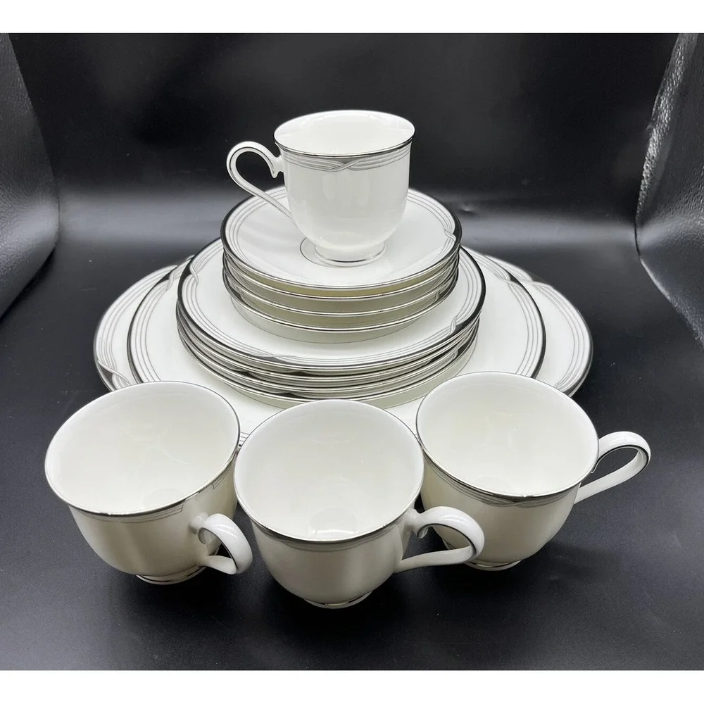 LENOX ERIN Debut Collection Fine Bone China Luncheon Set For 4 (14 Pieces)